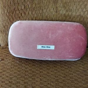 Miu Miu Velvet Eyeglass Case